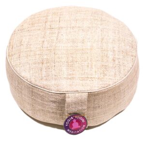 Meditatiekussen hennep naturel