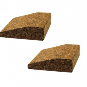 Yoga Prop - steun blok kurk Wigvormig 2x