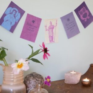 Wensvlaggetjes in envelop wijsheid