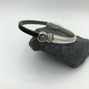 Armband Natuursteen Amethist 5mm