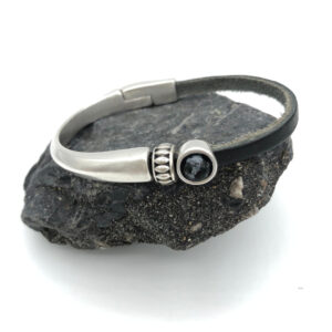 Armband Natuursteen Snow Flake 5mm