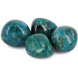 Trommelsteen chrysocolla