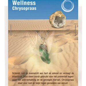 Gezondheidshanger chrysopraas