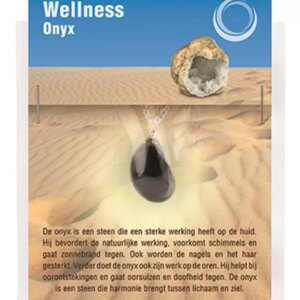 Gezondheidshanger onyx
