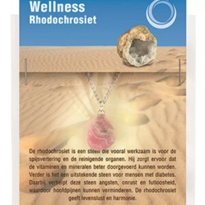 Gezondheidshanger rhodochrosiet