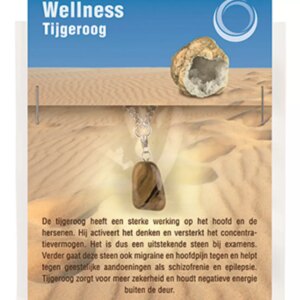 Gezondheidshanger tijgeroog