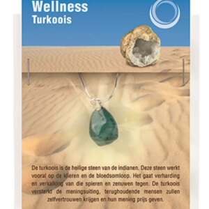 Gezondheidshanger turkoois