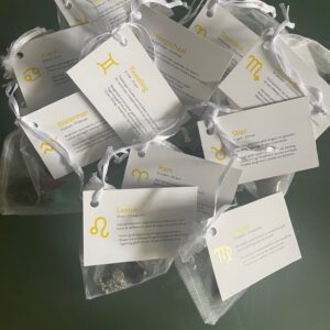 Zakje met stenen sterrenbeeld Steenbok