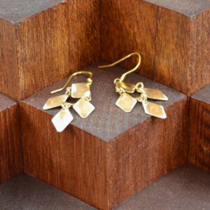 Favela - Oorbellen met vier ruitjes