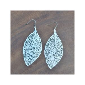 Favela - Oorbellen Silverleaf XL