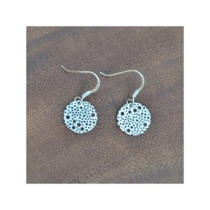 Favela - Oorbellen Silverleaf rond S