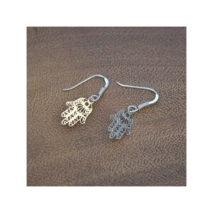 Favela - Oorbellen Hand of Fatima Zilver