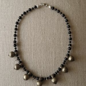 Banjara belletjes uit India/onyx