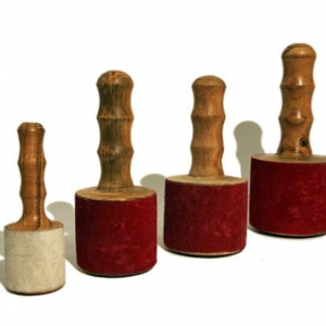 Klankschaal aanstrijkhout grote schalen - 30x12 - 1600 gr - Hout - Suede