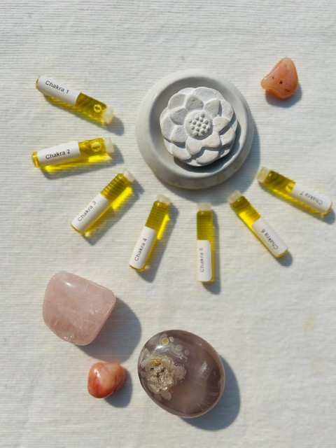 7 chakra olie set