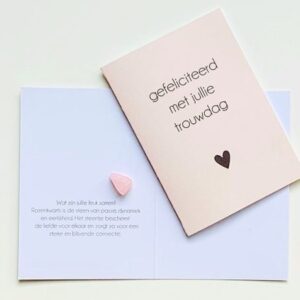 Feelgoodkaart trouwdag