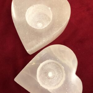 Seleniet hartvorm theelichthouder