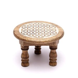 Altaartafeltje bloem des levens wit