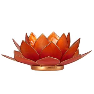 Lotus sfeerlicht 2-kleurig roze/oranje
