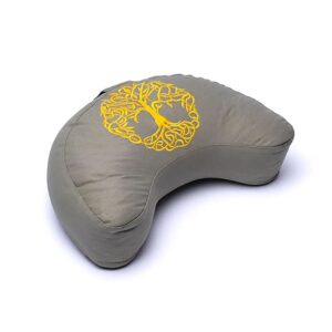 Meditatiekussen halve maan levensboom