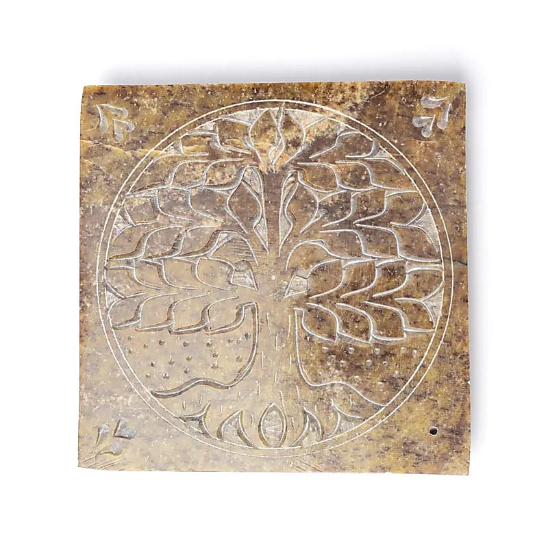 Wierookbrander levensboom zeepsteen